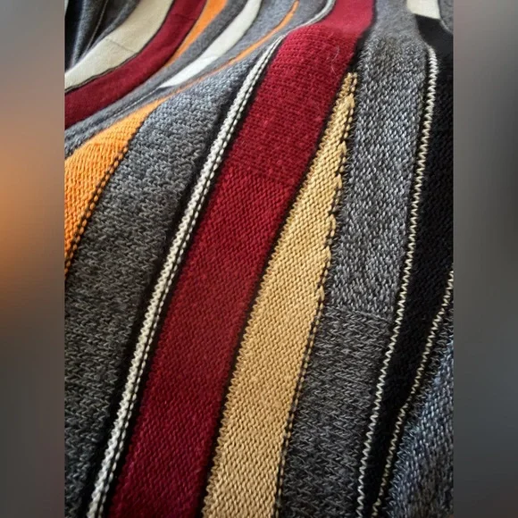 Stacy Adams Vintage Men’s Look Knit HALF Zip Pullover Sweater, Sz XL - Picture 14 of 15